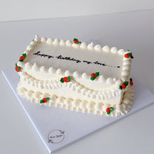 Load image into Gallery viewer, Vintage Flowers (Rectangle Cake)
