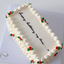 Load image into Gallery viewer, Vintage Flowers (Rectangle Cake)
