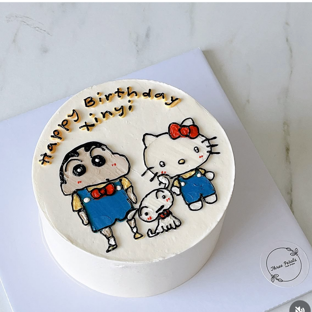 Cartoon (Shinchan x Hello Kitty)